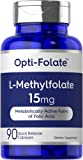 L Methylfolate 15mg | 90 Capsules | Max Potency | Optimized and Activated | Non-GMO, Gluten Free | Methyl Folate, 5-MTHF | by Opti-Folate