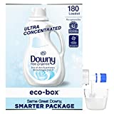 Downy Eco-box Ultra Concentrated Liquid Fabric Conditioner (fabric Softener), Free & Gentle, 180 Loads, 105 Fl Oz