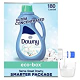 Downy Eco-box Ultra Concentrated Liquid Fabric Conditioner (fabric Softener), Cool Cotton, 180 Loads, 105 Fl Oz