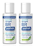 Essential Oxygen BR On-Demand Tooth Polish, Peppermint, White, 2 Ounce, Pack of 2