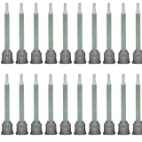 Mixing Nozzles Adhesive Cartridges Tip for 50ml Resin Mixer Adhesive Applicatior 16-Element, 3.6in, 1:1 & 2:1 ratios(20 pieces)