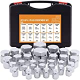 ZELCAN 64 Piece JIC 37° Flare Cap and Plug Kit Hose Tube and Pipe Fitting Set Hydraulic Cap and Plug Kit Galvanized 45# Steel with Precision Threading Dash Sizes -04 -06 -08 -10 -12 -16-2