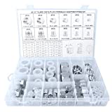 64pcs JIC 37°Flare Cap and Plug Kit,JIC Cap & Plug Assortment Hydraulic Adapter Fittings"an" Kit Set