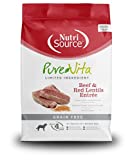 Nutri Source Pure Vita Grain Free Beef & Red Lentils, 15-Pound