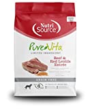 Nutri Source Pure Vita Grain Free Beef & Red Lentils, 5-Pound (Package May Vary)