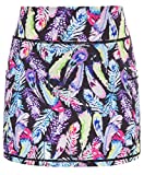 JACK SMITH Women's Active Athletic Skorts Exercise Skirt with Pocket(S,Feather Print#)