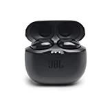 JBL Tune 125TWS True Wireless In-Ear Headphones - Pure Bass Sound, 32H Battery, Bluetooth, Fast Pair, Comfortable, Wireless Calls, Music, Native Voice Assistant (Black), Small