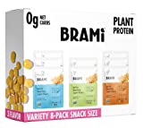 BRAMI Lupini Beans Snack, Mini | 4g Plant Protein, 0g Net Carbs | Vegan, Vegetarian, Keto, Plant Based, Mediterranean Diet, Non Perishable | 1.06 Ounce (8 Count) (Variety)