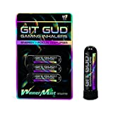 GIT GUD Elite Gaming Inhaler | Energy + Focus Amplifier | Elevate Competitive Game Play | Natural, Stimulating Aromatherapy Blend | 3 Pack