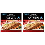 Morey’s Marinated Wild Alaskan Frozen Salmon, 2 Boxes of 6 Fillets (12 total) | Gluten Free and Premium Quality | Net WT – 72 OZ | By Gourmet Kitchn
