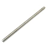 Beduan Stainless Steel 1/4" Thread Fully Threaded Rod 12" Length Long Threaded Screw (1/4"-20)