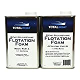 TotalBoat 6 Lb Density Expanding Foam Kit, 2 Part Closed Cell Polyurethane Liquid Foam for Boat Flotation, Casting, Carving, Sculpture, Reinforcement and Void Filling (2 Quart Kit)