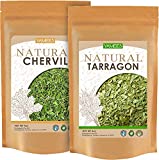 Yamees Tarragon and Chervil - Dried Cut Leaves - Bulk Spices - 8 Oz (4 Oz Each)