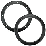 AUTUT 2 Pcs 6.5-inch Universal Fit ABS Speaker Spacers for Auto Car, 14mm Depth