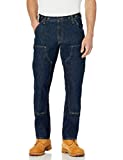 Carhartt mens Rugged Flex Relaxed Fit Heavyweight Double-front Logger Jean Work Utility Pants, Freight, 34W x 32L US