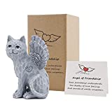 Angel of Friendship Cat Angel Figurine, 2.95" Hand Carved Cat Memorial Gifts, Sympathy Gifts, Pet Loss Gifts, Cat Lovers Gifts, Love Cat