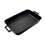 Lava Enamelled Cast Iron Pan For Baking and Roasting, Rectangular Lasagna Pan, 5.13 Quart, 10x16 in / 26x40 cm, Weight: 9.74 Ibs