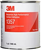 3M Neoprene High Performance Contact Adhesive 1357, Gray-Green, 1 Quart Can