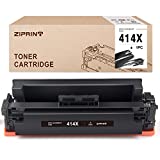 ZIPRINT (No Chip) Compatible Toner Cartridge Replacement for HP 414X W2020X 414A Use with Color Laserjet M454dw M454dn MFP M479fdw M479fdn (Black,1-Pack)