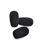 Blue Parrott B250 Foam Replacement for BlueParrott B250 B350 B450 B550 C400 S450 Noise canceling Headset Microphone Pop Filter Windscreen Mic Cover, 3-Pack