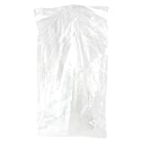 Fengheshun Pack of 100 Garment Bag, Transparent Suit Bag ,Clothing Dust Cover, Gown and Dress Dustproof Wateproof Storage Bag (60×90cm)