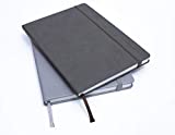 Livescribe Smart Journal, Lined A5 Sized, 2 Pack (Gray & Black)