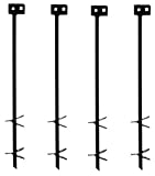 Tie Down Engineering 59095N Iron Root Double Head Double Helix Earth Anchor - 3/4" D x 30" L x (2) 4" Helix, Class 2 (4)