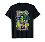 Marvel She-Hulk Vintage Floral Design Graphic T-Shirt