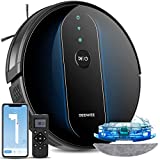 Robot Vacuum,Deenkee Wi-Fi/App/Alexa Robot Vacuum Cleaner and Mop 2000Pa Suction for Pet Hair,Hard Floors,Carpets(160 Mins Runtime,6 Cleaning Mode,Smart Navigation & Mapping,Self-Charging,Thin,Quiet)