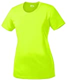 DRI-Equip Women's All Sport Neon Color High Visibility Athletic T-Shirts-S
