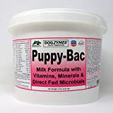 Dogzymes Puppy-Bac Milk Replacer formulated with The Proper ratios of Protein, Fat and nutrients for Growing Puppies (4 Pound)