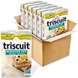 Triscuit Reduced Fat Whole Grain Wheat Crackers, Sea Salt, 7.5 Oz, 6 Count