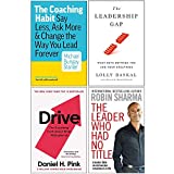 The Coaching Habit, Leadership Gap [Hardcover], Drive Daniel Pink, The Leader Who Had No Title 4 Books Collection Set