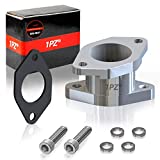 1PZ IM3-MA1 CNC 6061-T6 Aluminum Carburetor Intake Manifold Boot Joint Replacement for Yamaha Warrior Wolverine 350 YFM350 YFM350X YFM350FGX 87-04 ATV Quad 4Wheeler 1UY-13586-01-00 1UY-13586-02-00