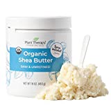 Plant Therapy Organic African Shea Butter Raw, Unrefined USDA Certified 16 oz Jar For Body, Face & Hair 100% Pure, Natural Moisturizer, Best for DIYs Like Lotion, Cream, Lip Balm and Soap