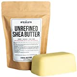 Better Shea Butter Raw Shea Butter | African, Unrefined, 100% Pure | Skin Moisturizer | For Face, Body, Hair, and for Soap Making Base and DIY Whipped Lotion, Oil and Lip Balm | 1 LB block