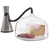 Smoking Gun w XL 7-1/4" Dome- Hot Cold Portable Smoker Infuser Kit for Indoor Outdoor Use- Smoke Meat, Cheese, Cocktails Faster than Smoker Box, Large Dome Has Greater Capacity