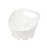 JS Jackson Supplies Universal White Plastic Drip Tray for Toilet Plunger