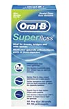 Oral-B Super Floss Mint Dental Floss for Braces Bridges - 50 Strips ( Packs 3 )