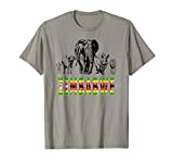 Big Five Zimbabwe Pride T-shirt for Wildlife Lovers