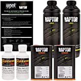 U-POL Raptor Bright White Urethane Spray-On Truck Bed Liner & Texture Coating, 2 Liters