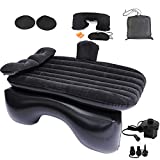 Onirii Inflatable Car Air Mattress Bed with Back Seat Pump Portable Travel,Camping,Vacation,Sleeping Blow-Up Pad fits Car Universal SUV RV,Truck,Minivan, Air Couch with Two Air Pillows