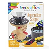 Melissa & Doug Innovation Academy Animation Scope Wooden Build-and-Play Optical Illusion Device