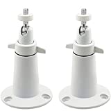 (2 Pack, Metal), BFYTN Security Camera Metal Wall/Ceiling Mount, Adjustable Indoor/Outdoor Mount Compatible with Arlo, Arlo Pro 2 3, Arlo Ultra CCTV Camera and Compatible Camera with 1/4 Screw Head