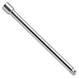 URREA Socket Wrench Extension - 3/8" Drive 12-Inch Ratchet Extender with Drop Forged Construction & Fully Polished Nickel-Chrome Finish - 5262