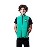 Ultra Game NBA Boston Celtics Mens Basic Full Zip Vest, Team Color, X-Large