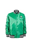Ultra Game NBA Boston Celtics Mens Satin Varsity Jacket, Team Color, X-Large