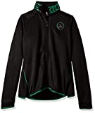 NBA by Outerstuff NBA Youth Girls Boston Celtics Aviator Full Zip Jacket, Black, Youth Medium(10-12)