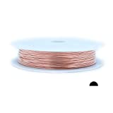 21 Gauge, 99.9% Pure Copper Wire, Half Round, Dead Soft, CDA #110-25FT from Craft Wire