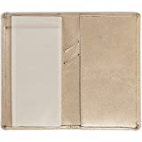 Leather Checkbook Cover for Men and Women, PU Leather Check Book Case Card Holder with Free Divider, Standard Register Duplicate Checks with pen inserts by Sanlykate